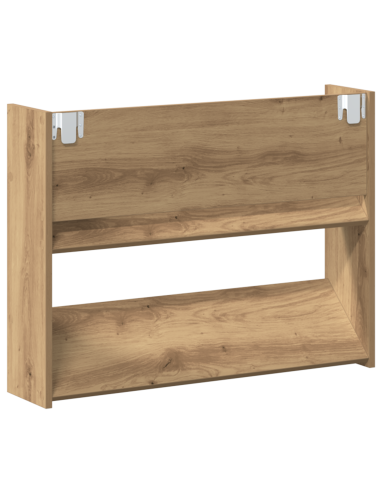 Mobile per scarpe 2 pcs Rovere artigianale 85 x 18 x 90 cm