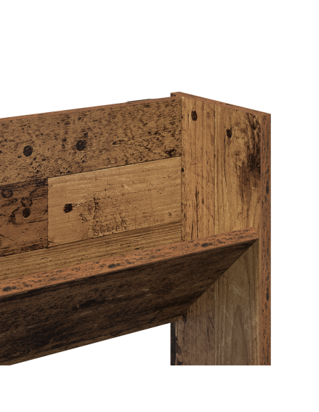 Armadi per scarpe da muro 2 pcs Legno antico 60 x 18 x 60 cm