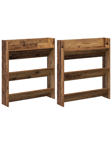 Mobile per scarpe 2 pcs Legno vecchio 85 x 18 x 90 cm
