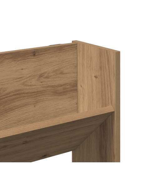 Armadi per scarpe da muro 2 pcs rovere artigianale