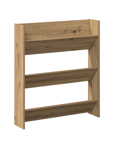 Armadi per scarpe da muro 2 pcs rovere artigianale