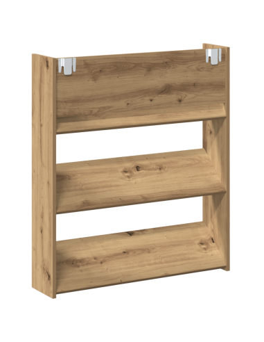 Mobile per scarpe 2 pcs Rovere artigianale 85 x 18 x 90 cm
