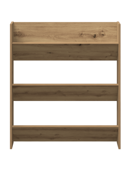Armadi per scarpe da muro 2 pcs rovere artigianale