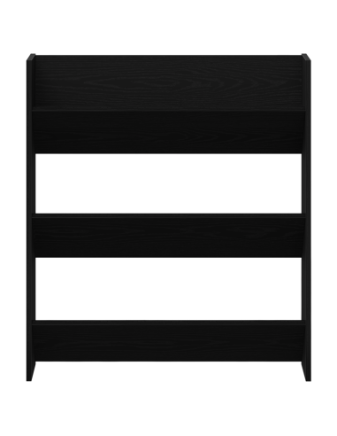 Mobile per scarpe 2 pcs Rovere Nero 85 x 18 x 90 cm