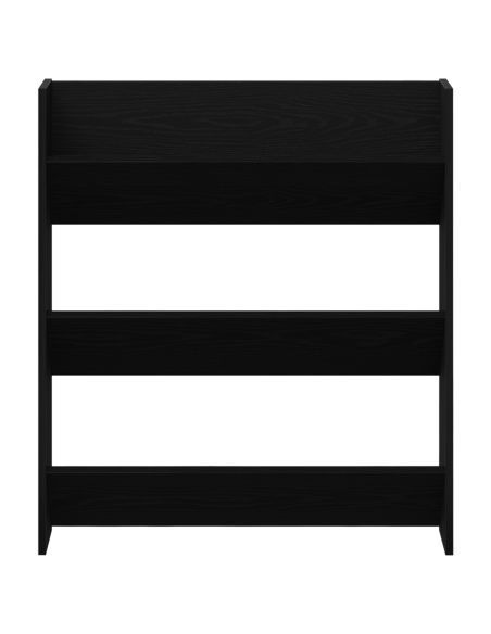 Mobile per scarpe 2 pcs Rovere Nero 85 x 18 x 90 cm