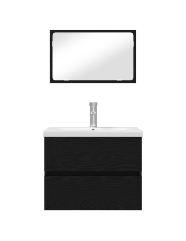 Set di mobili per il bagno 3 pcs Rovere artigianale