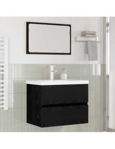 Set di mobili per il bagno 3 pcs Rovere artigianale