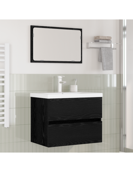 Set di mobili per il bagno 3 pcs rovere artigianale