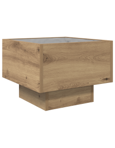 Tavolino da salotto Rovere artigianale 40 x 40 x 30 cm
