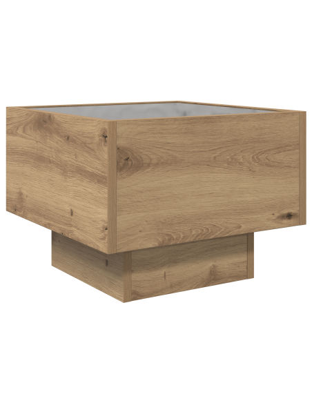 Tavolino da salotto Rovere artigianale 40 x 40 x 30 cm