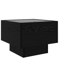 Tavolino da salotto Rovere Nero 40 x 40 x 30 cm