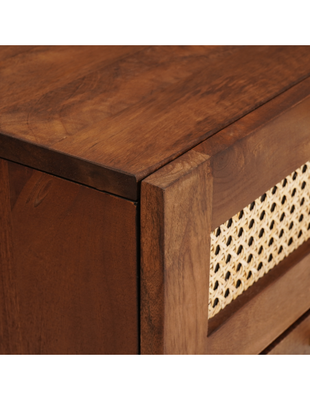 Armadio da Notte con cassetto 2 pcs Marrone 40 x 33,5 x 46 cm