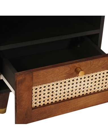 Armadio da Notte con cassetto Marrone 40 x 33 x 46 cm