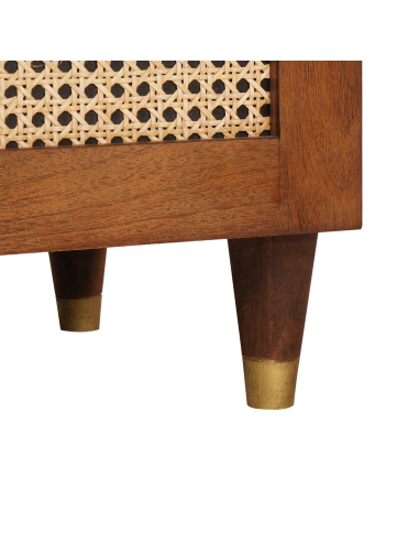 Armadio da Notte con cassetto 2 pcs Marrone 40 x 33 x 46 cm