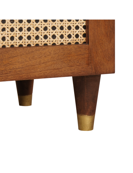 Armadio da Notte con cassetto 2 pcs Marrone 40 x 33 x 46 cm