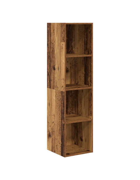 Set mobile TV 4 pcs Legno vecchio Legno multistrato