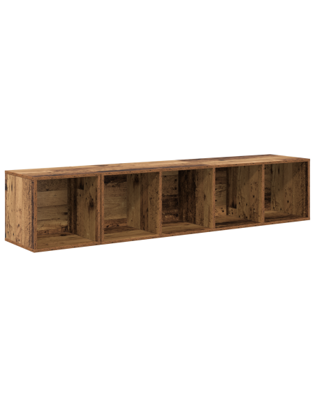 Set di mobili TV 2 pcs Legno antico 37 x 37 x 142.5 cm