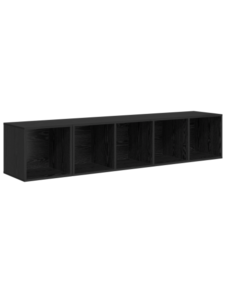 Set di mobili TV 2 pcs Rovere nero 37 x 37 x 142.5 cm