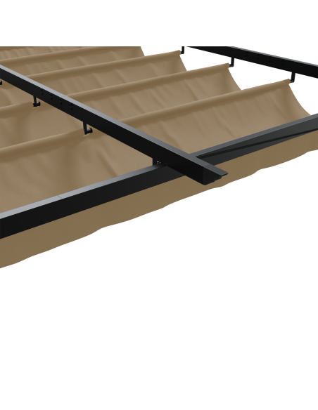 Gazebo a Muro Talpa 3 x 4 m Acciaio