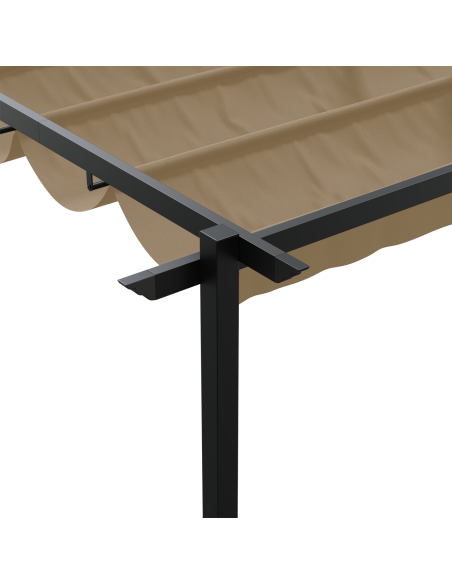 Gazebo a Muro Talpa 3 x 4 m Acciaio