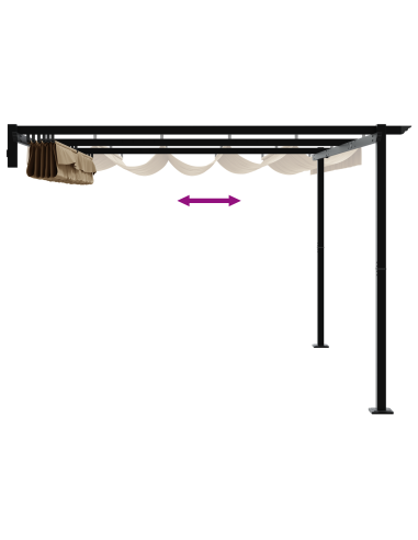 Gazebo Talpa 400 x 300 x 200 cm Poliestere