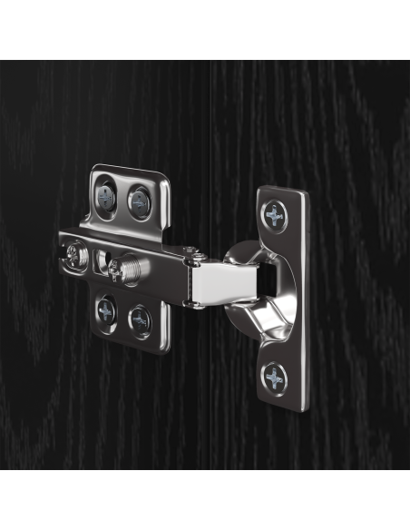 Set mobile TV 7 pcs Rovere nero 30.5 x 30 x 60 cm