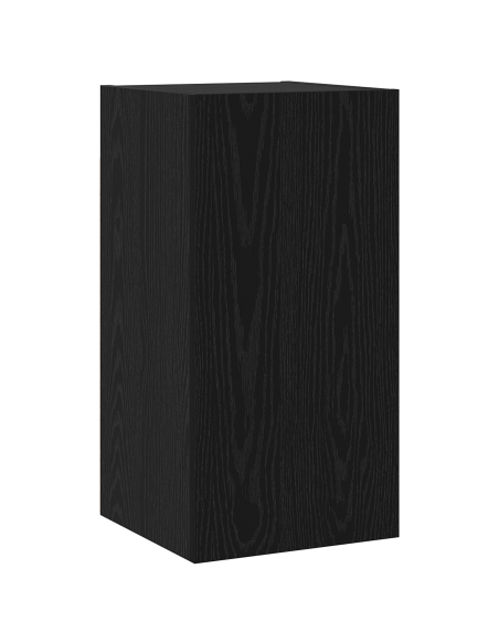 Set mobile TV 7 pcs Rovere nero 30.5 x 30 x 60 cm
