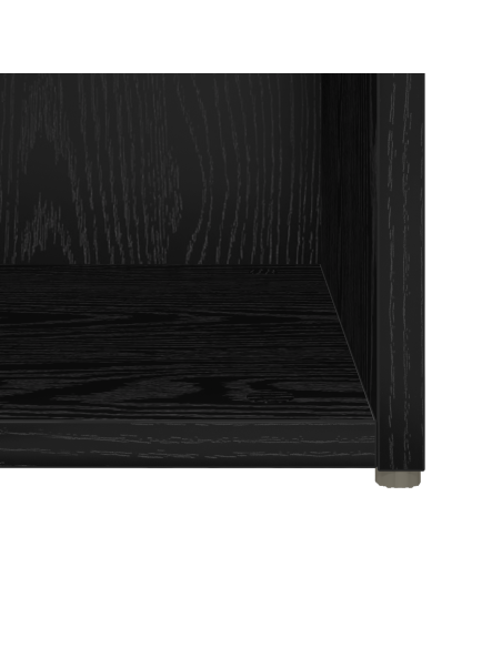 Set di mobili TV 6 pcs Rovere Nero Legno multistrato
