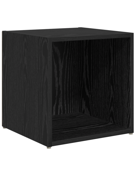 Set mobile TV 6 pcs Rovere Nero Legno multistrato