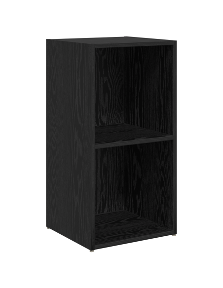 Set di mobili TV 6 pcs Rovere Nero Legno multistrato