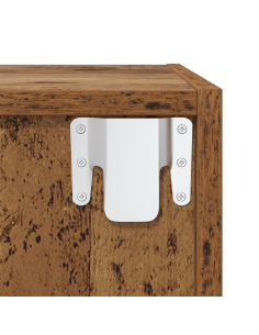 Set di mobili TV 2 pcs Legno vecchio Legno multistrato 2