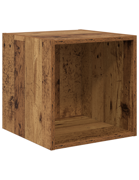 Set di mobili TV 2 pcs Legno vecchio Legno multistrato