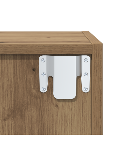 Set di mobili TV 2 pcs Rovere artigianale Legno multistrato