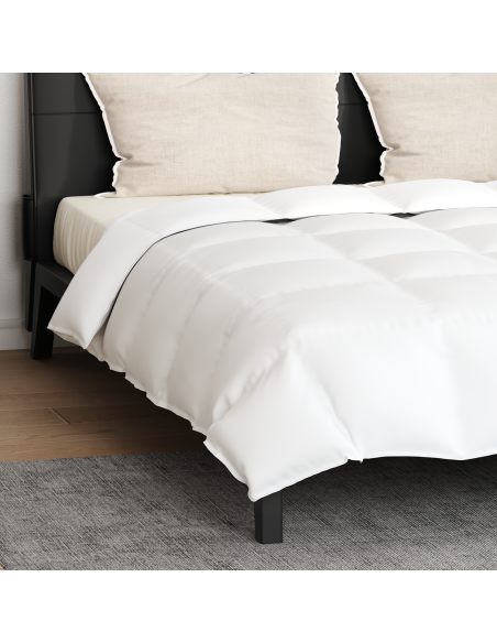 Piumone con cuscino 3 pcs Bianco 240 x 260 cm Piume