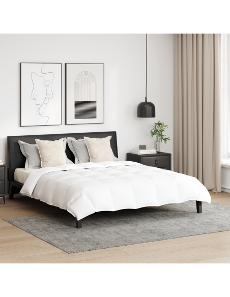 Piumone con cuscino 3 pcs Bianco 240 x 260 cm Piume