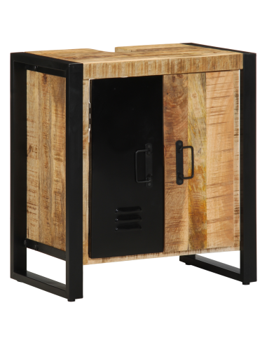 Set di mobili per il bagno 2 pcs Legno di mango massello