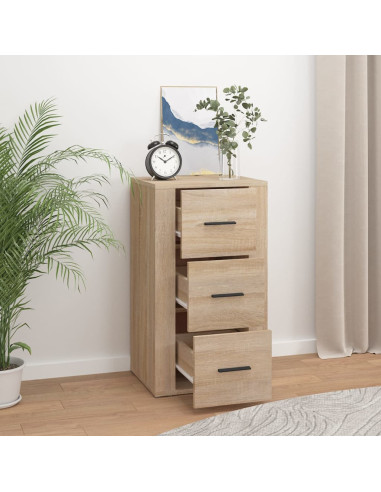 Credenza Rovere Sonoma 40x33x70 cm in Legno Multistrato