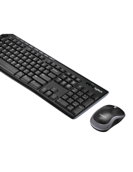 Logitech Wireless Combo MK270 tastiera Mouse incluso Casa USB QWERTY Spagnolo Nero