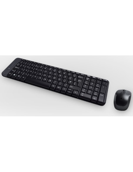 Logitech Wireless Combo MK220 tastiera Mouse incluso Ufficio USB Spagnolo Nero