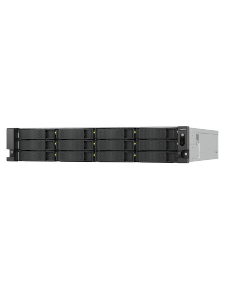 QNAP TS-H1277AXU-RP NAS Armadio (2U) AMD Ryzen™ 7 32 GB DDR5 168 TB HDD QuTS hero Nero