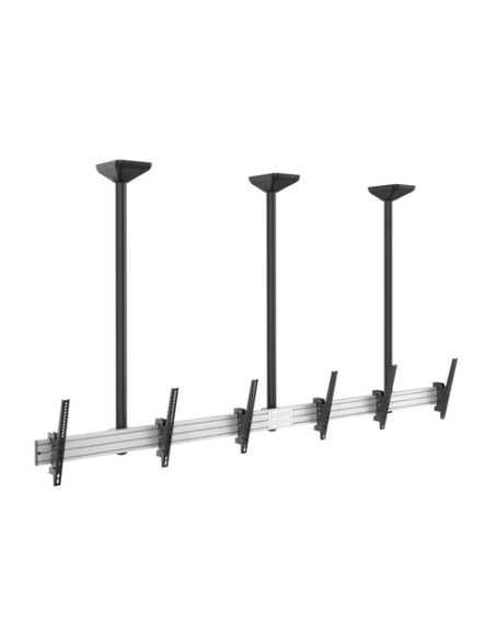 Equip Montaggio a soffitto a tre schermi da 45” a 50”