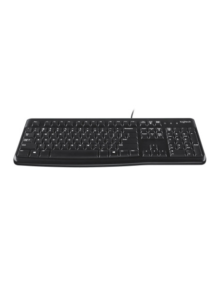 Logitech K120 Corded Keyboard tastiera Universale USB AZERTY Francese Nero