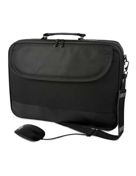Nilox NXMOS2156BK borsa per laptop 39,6 cm (15.6") Custodia a tasca Nero