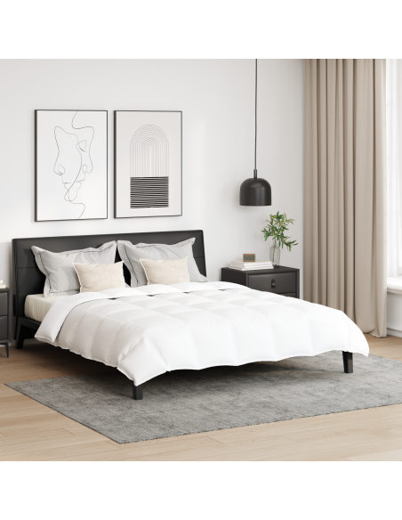 Piumone con cuscino 3 pcs Bianco 200 x 200 cm Piume