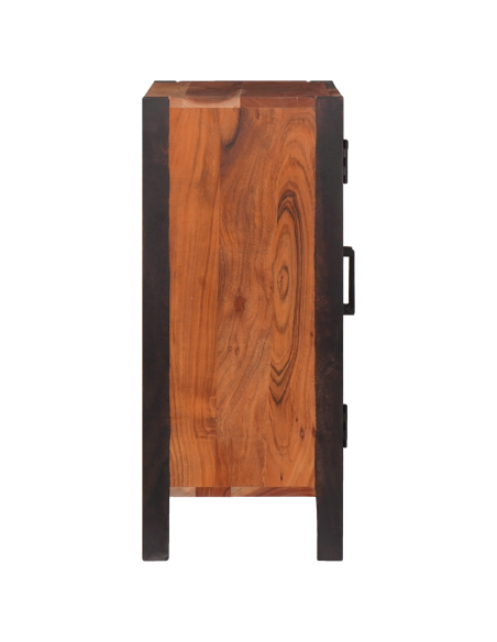 Credenza Marrone 55 x 30 x 75 cm Legno di Acacia Massello