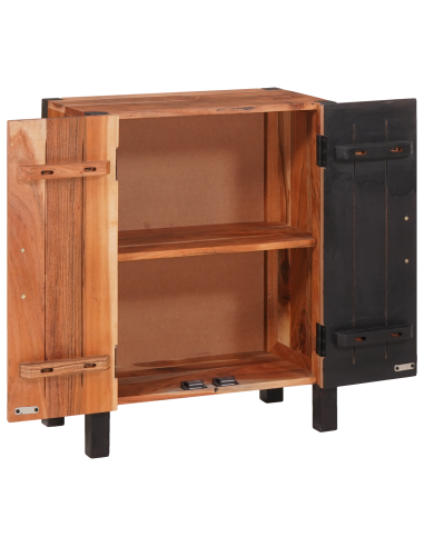 Credenza Marrone 55 x 30 x 75 cm Legno di Acacia Massello