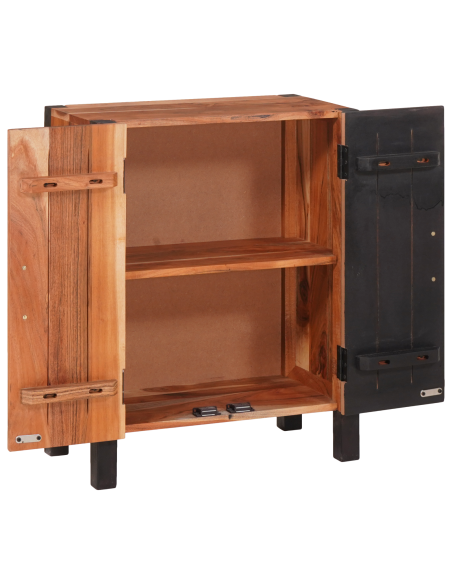 Credenza Marrone 55 x 30 x 75 cm Legno di Acacia Massello