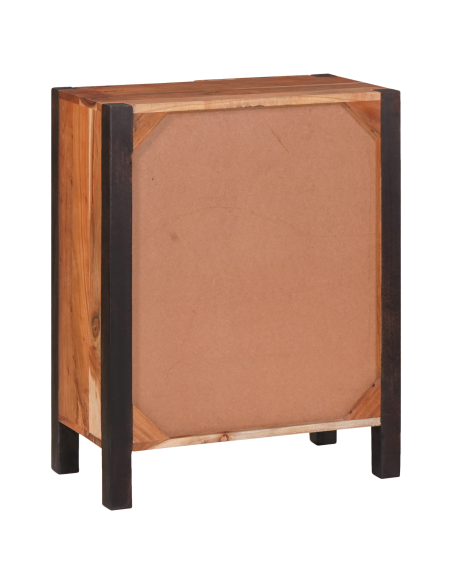 Credenza Marrone 55 x 30 x 75 cm Legno di Acacia Massello