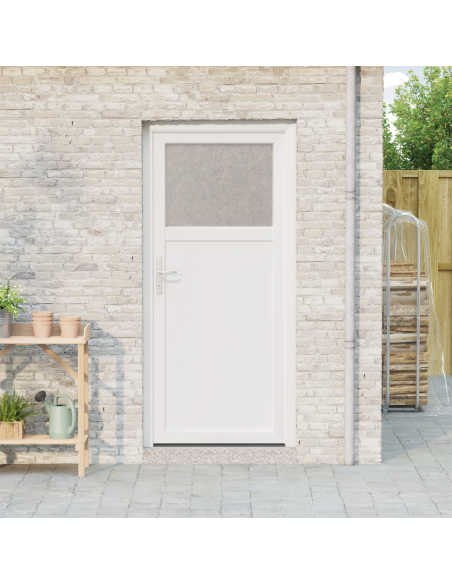 Porta d'ingresso Bianco 88 x 198 cm PVC