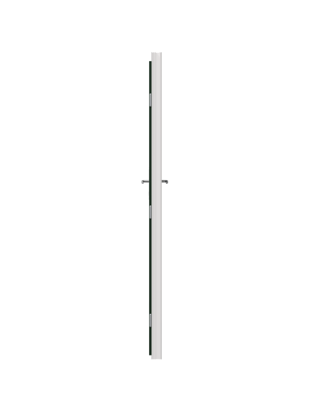 Porta d'ingresso Antracite 88 x 198 cm PVC